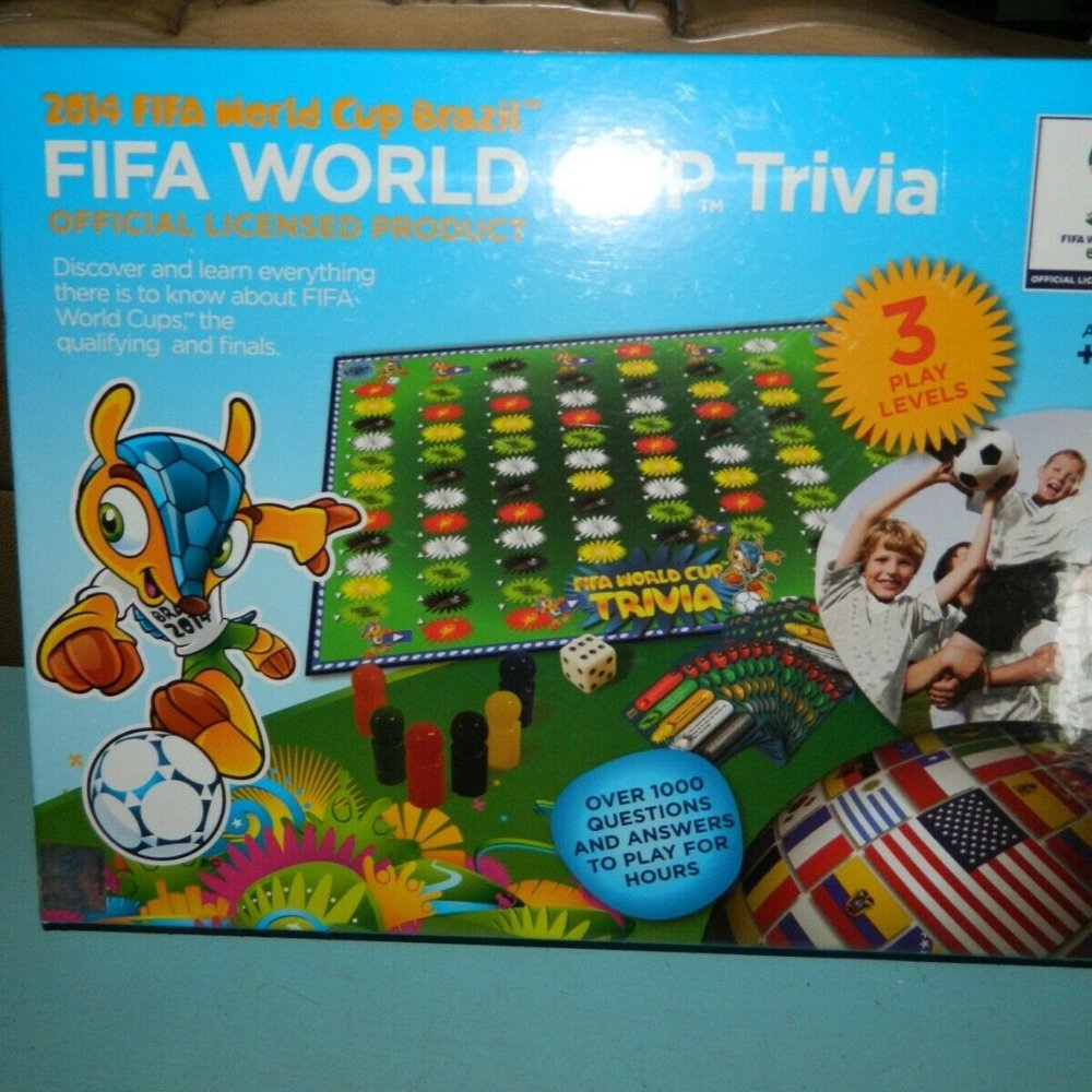 FIFA World Cup Brazil 2014 Trivia Board Game Soccer Football - SOCCER FAMILY FUN